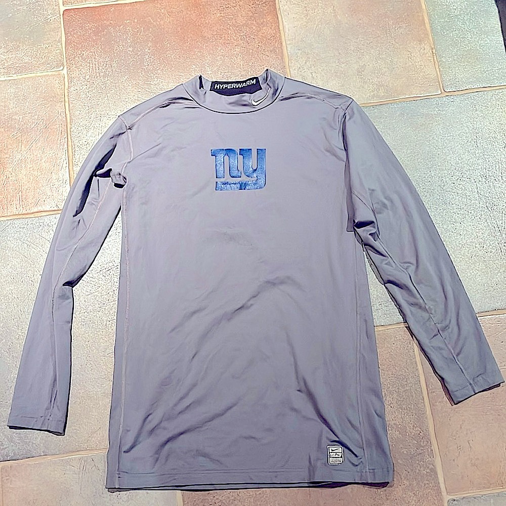 New York Giants Nike pro combat hyper warm size 3X long sleeve shirt